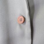 Topy 1990s VIntage Taupe Tan Blazer Jacket Neutral Oversized Large Photo 4