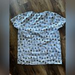 Cassandra O size large Christmas scrub top White Photo 3