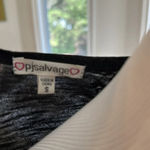 Super Cute PJ Salvage Racer Back Pajama Tank, Size Small, Black Photo 5