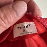 Spirit Halloween Adult Red Sequin Flapper Dress Small Fringe Photo 2