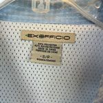 Exofficio Vented Button Down Front Baby Blue Shirt Fishing Hiking Womens Small Photo 11