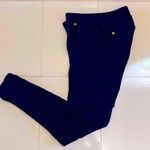 Michael Kors stretch cotton velvet corduroy jeans.Black with gold threads.Size S Black Photo 0