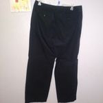 Liz Claiborne Audra black wide leg casual khaki pants Photo 2