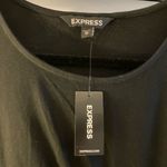 EXPRESS High Low Side Knot Midi Dress, Black, Size XS, NWT Photo 4