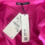 ZARA  satin effect nwt new mi I dress cutout tie front Photo 5