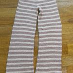 Striped Women's Straight Leg Pants Brown Size XS Photo 0