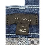 Ann Taylor Women's Five Pocket The Boot Crop High Rise Jeans Blue Size 14 Photo 1