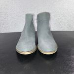 Kensie  Ankle Boots Women 8.5 Leather Gray Low Heel Gerona‎ Casual Chic Photo 1