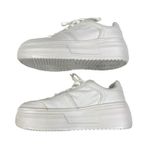 Steve Madden - Perrin Lace Up Platform Sneakers in White Photo 4