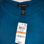 International concepts INC  Teal Off the Shoulder Top Size Small NWT Photo 3