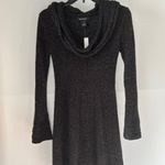 White House | Black Market  Sweater Dress Women S Holiday Party Metallic Sparkle Photo 1