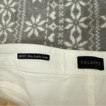 Talbots  Slim Ankle White Jeans Size 18W‎ Petite Photo 2