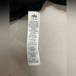 Alo Yoga Alo NWOT Cropped Air it Out Bomber Black Sheer Sleeve Jacket Size S Photo 7