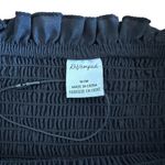 Revamped Black Smocked Ruffle Mini Skirt Medium e Photo 4