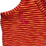 Lole  Tank Top Womens S Red Orange Stripe Scoop Stretch Athletic UPF 50+ Outdoors Photo 5
