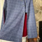 Vintage Handmade Blue Plaid Cape Size undefined Photo 3