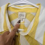 OU. La Medina Sun Striped Dress Yellow Size L Photo 6