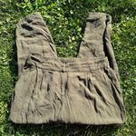 Eileen Fisher Olive Silk Pants Photo 0