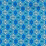 Talbots π― NWT. A-line Tiny medallions canvas (lined) skirt in beautiful blues Photo 2