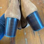 J.Crew  Sadie Stacked Heel Brown Suede Leather Ankle Boots Size 7 Photo 4