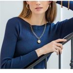 J.Crew 100% cashmere sweater in navy blue Photo 0