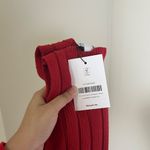 Reformation NWT  Christa Cotton Sweater Dress in Sundried Tomato Red Photo 5