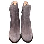 Seychelles Gray Suede Zip Ankle Booties Boots size 7.5 Photo 1