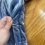 Anthropologie The Femme Velvet Jumpsuit Blue Romper wide leg Party Holidays Sz 6 Photo 15