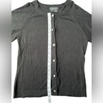 Karen Kane Cardigan Black Shiny Sparkle Buttons Size S Photo 4