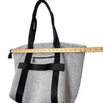 Aimee Kestenberg Capri Neoprene Large Tote Bag Gray Black Travel Shoulder OS Photo 8