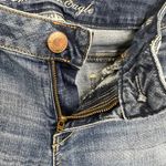 American Eagle  Distressed Skinny Jeans Blue Sz 4 Super Stretch 90s Denim Grunge Photo 8