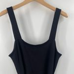 JAK & RAE Dress Size Small Black Jumper Dress Casual Comfy Belted Tank Pockets Photo 3