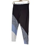 Betsey Johnson Cool Leopard Legging Size Medium Gray Blue Leopard Workout Yoga Photo 1