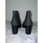 Kelly & Katie Women’s Zip Up Platform Faux Leather Black Heeled Ankle Bootie 9 Photo 2