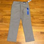 Hilary Radley  Women’s Large Black White Gingham Tummy Control Mid Rise Pants New Photo 5