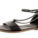 Brunello Cucinelli  Monili Beaded Flat Sandal Leather Ankle Wrap Tie 38 7.5 Photo 0