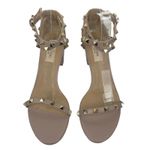 Valentino Garavani 60mm Rockstud Ankle Wrap Leather Sandal Pink Size 38 Photo 4