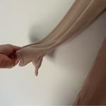 Long Sweater Jacket Flowy Neutral Tan Size M Photo 3