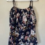 Siren Lily 2/$12 Women’s Maternity Pink Navy Floral Sheer Stretchy Top Size M Photo 0