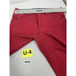Democracy Womans  Stretch Jeans 12 P Red Excellent Photo 5
