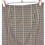 Ann Taylor Faux Wrap Plaid Midi Skirt Size 10 Academia Preppy Career Photo 7