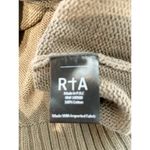 RTA Beckett One Shoulder Asymmetrical Raw Edge Sweater Uno Platoon Green XS Photo 2