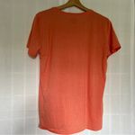 Life is Good cool tee v neck “tropic like it’s hot” sun coral and yellow tee L Photo 1