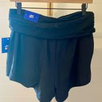 Joy Lab Black Mid Rise Foldover Waist Athletic Shorts Medium Photo 3