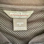 Woolrich ‎ Full Zip Short Jacket in Black Stretch Cotton, Size Medium Photo 2