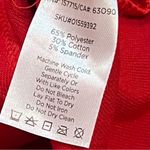 Spirit  red side lace up shorts XL back zipper stretchy Photo 5