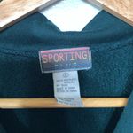 Vintage 1990s Sporting Club Green Knit Sweater Size S Photo 2