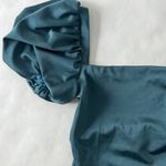 Agua Bendita Papier Palma One Piece Puff Sleeve Swimsuit Blue Size Small Photo 5