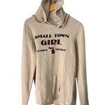 Blue 84 Small Town Girl Up North Michigan Hoodie Sweatshirt Pullover Women's Large Photo 1