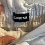 EXPRESS ✨ Shortie High Rise Linen Blend White  Sz Medium Shorts✨ Photo 4